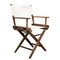 Whitecap Newport Director's Chair with Natural Fabric Seat 60044 - alternate 1